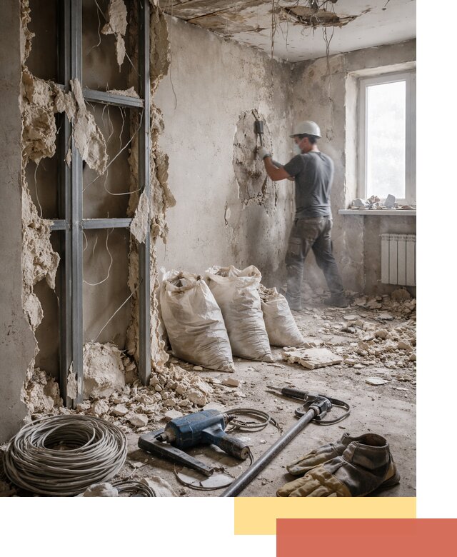 Профессиональный демонтаж зданий и конструкций в Чехове