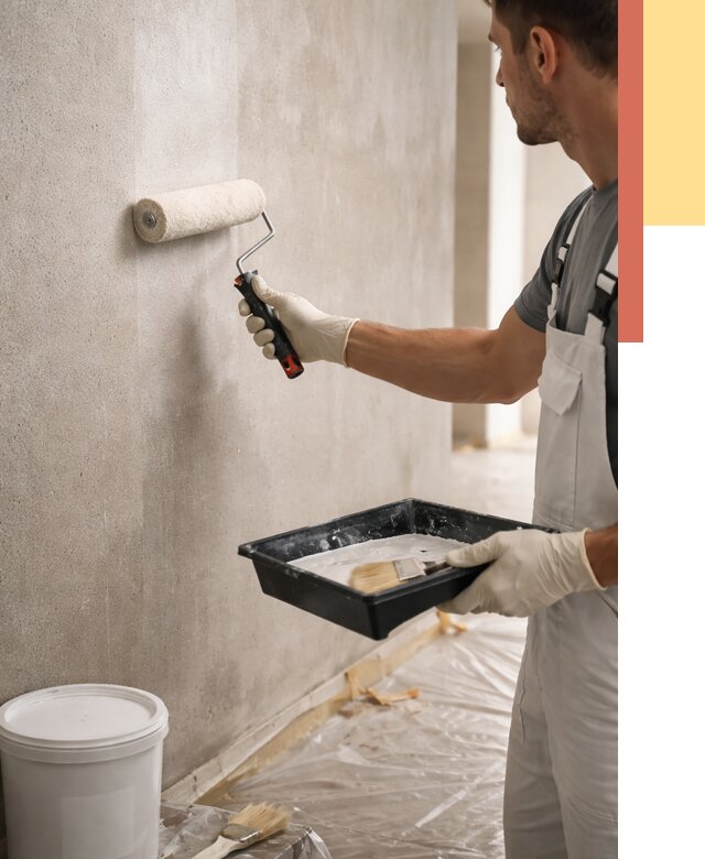 Грунтовка стен в Чехове от 2237 руб. м2 — быстро, недорого, с материалом | ОТДЕЛОЧНИК-Чхв