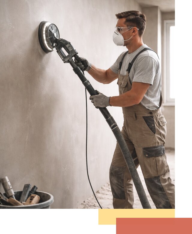 Профессиональная шлифовка стен в Чехове быстро и качественно