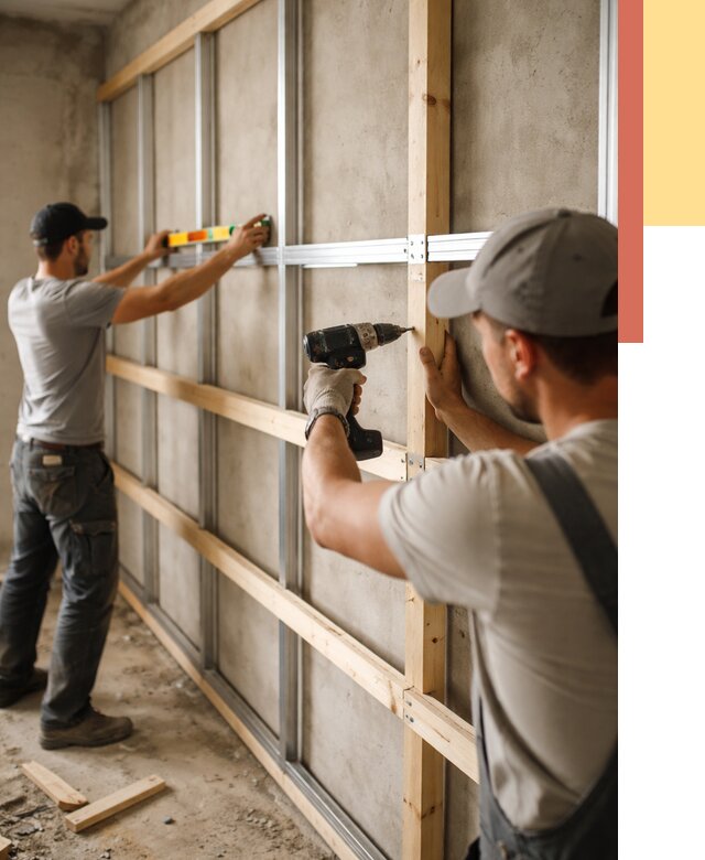 Устройство обрешетки под панели в Чехове от 2135 руб. — монтаж под ключ | ОТДЕЛОЧНИК-Чхв