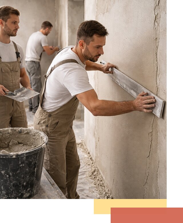 Штукатурка стен без маяков в Чехове быстро и качественно