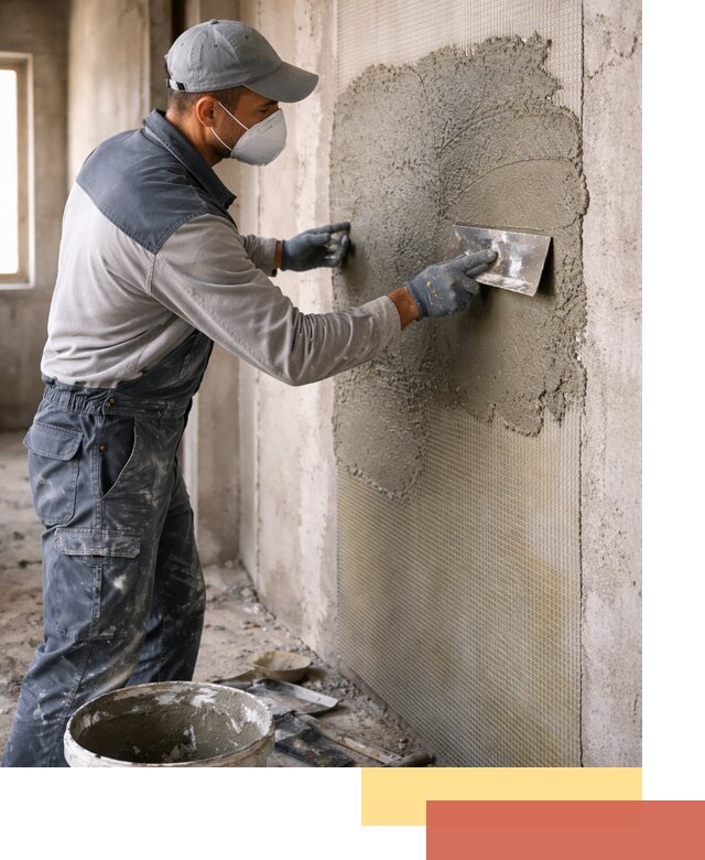 Штукатурка стен по сетке в Чехове под ключ качественно и быстро