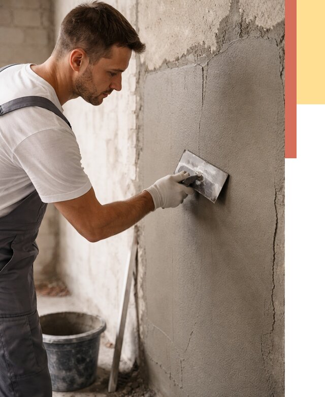 Штукатурка стен под плитку в Чехове от 4270 руб./м2 — выравнивание под плитку | ОТДЕЛОЧНИК-Чхв