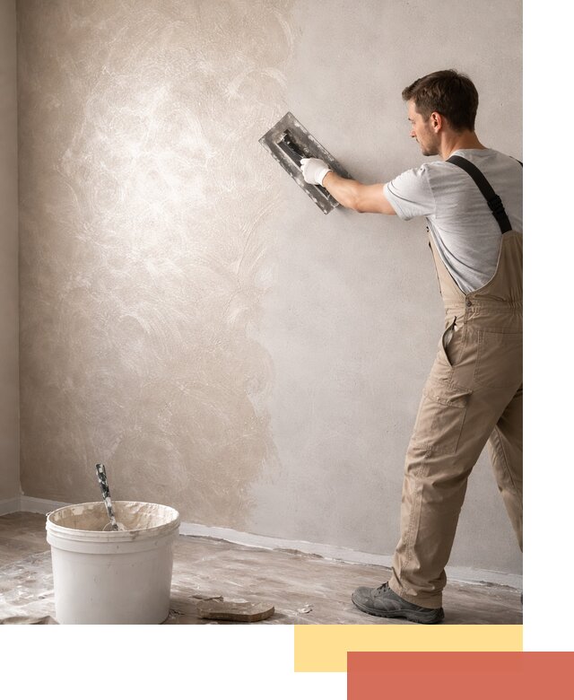 Декоративная штукатурка «Мокрый шелк» под ключ в Чехове