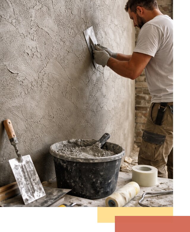 Декоративная штукатурка лофт в Чехове — отделка стен и потолков