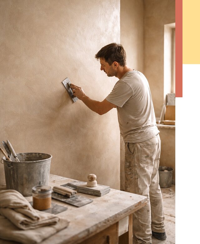 Марокканская штукатурка таделакт в Чехове под ключ от 4270 руб. | ОТДЕЛОЧНИК-Чхв