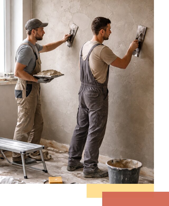 Ремонт декоративной штукатурки и восстановление фактуры в Чехове