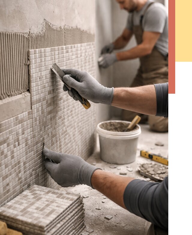 Облицовка стен мозаикой в Чехове от 3253 руб/м2 — укладка мозаики на стены | ОТДЕЛОЧНИК-Чхв