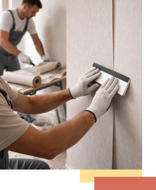 Поклейка обоев под покраску в Чехове профессионально и быстро