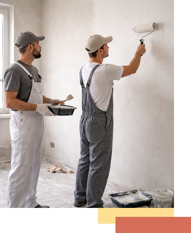 Покраска стен водоэмульсионной краской в Чехове