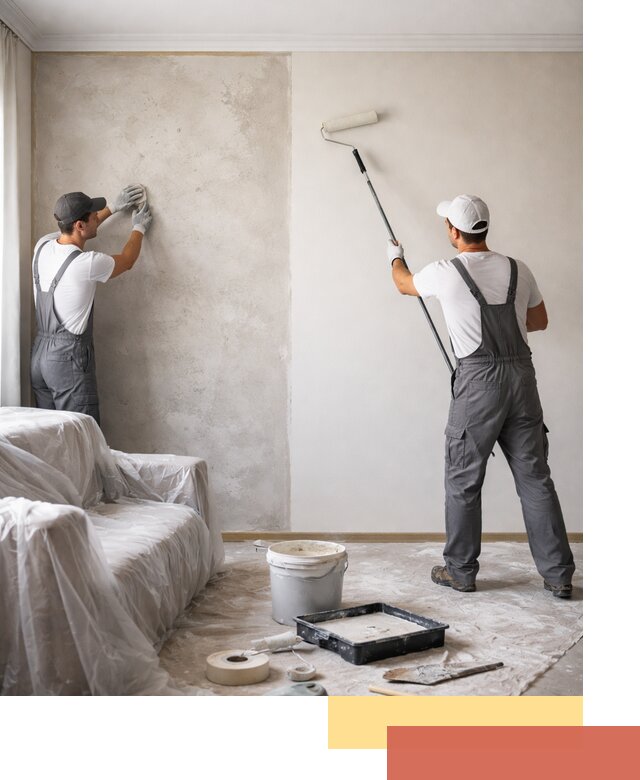 Покраска стен антивандальной краской в Чехове