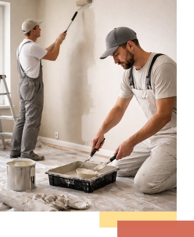 Покраска стен в квартире в Чехове — профессионально и аккуратно