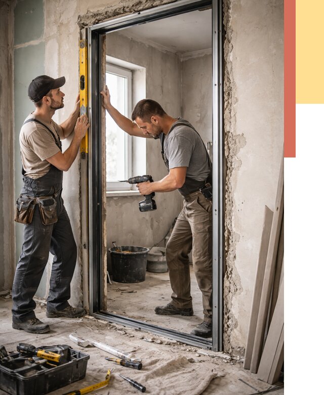 Закладка дверного проема в Чехове от 3558 руб. — быстро и недорого | ОТДЕЛОЧНИК-Чхв