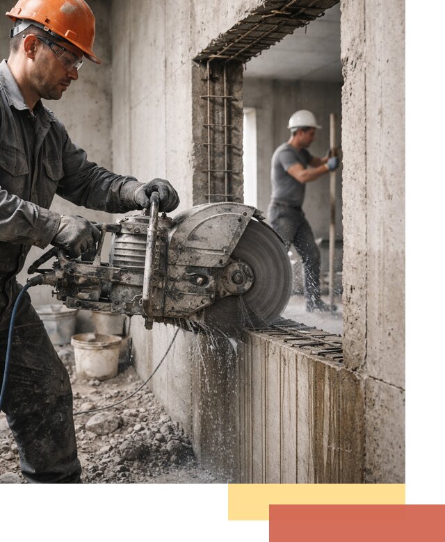 Алмазная резка проемов в Чехове быстро и точно