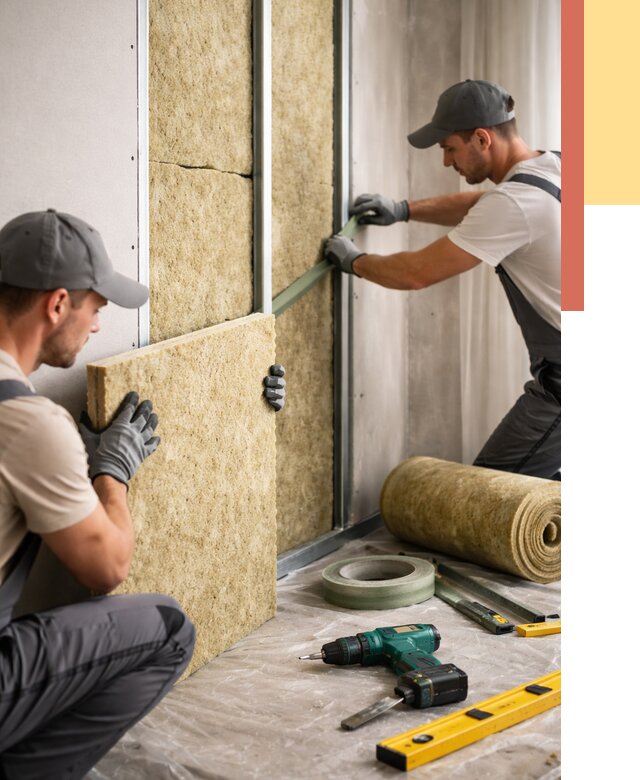 Шумоизоляция стен в Чехове под ключ от 1881 руб. | ОТДЕЛОЧНИК-Чхв