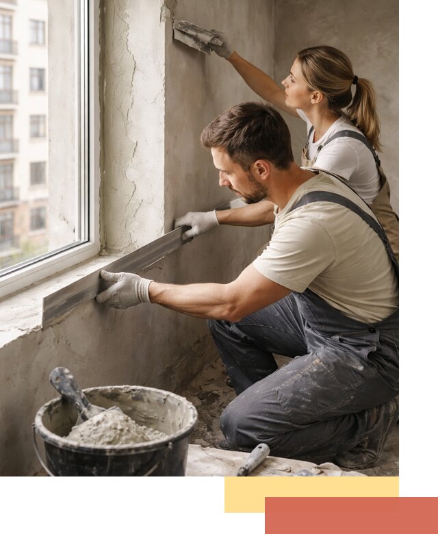 Штукатурка откосов дверей и окон профессионально в Чехове