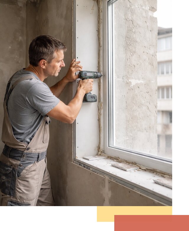 Монтаж гипсокартонных откосов в Чехове под ключ