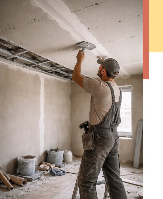 Ремонт потолка из гипсокартона в Чехове от 661 руб./м² — быстро и недорого | ОТДЕЛОЧНИК-Чхв