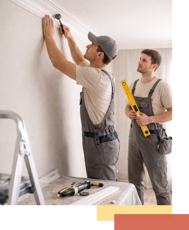 Монтаж потолочного плинтуса в Чехове качественно и быстро