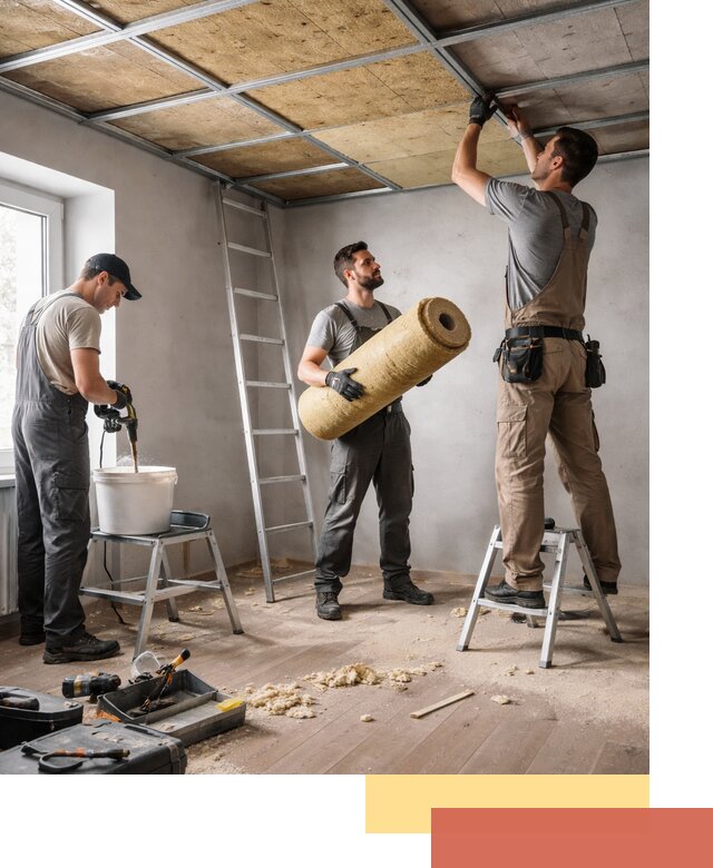 Шумоизоляция потолка в Чехове: профессиональный монтаж и отделка